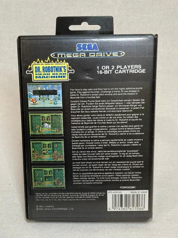 Game | Sega Mega Drive | Dr. Robotnik's Mean Bean Machine Physical Video Games Game Sega