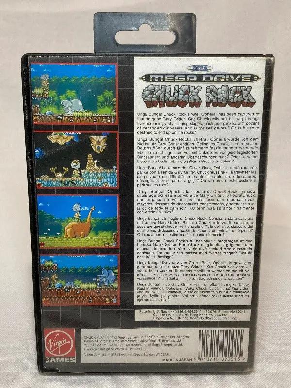 Game | Sega Mega Drive | Chuck Rock Physical Video Games Game Sega
