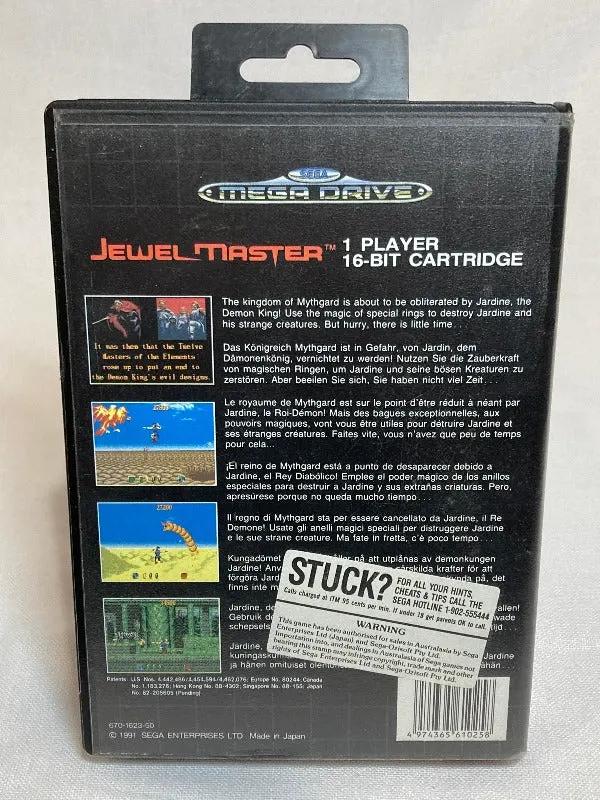 Game | Sega Mega Drive | Jewel Master Physical Video Games Game Sega