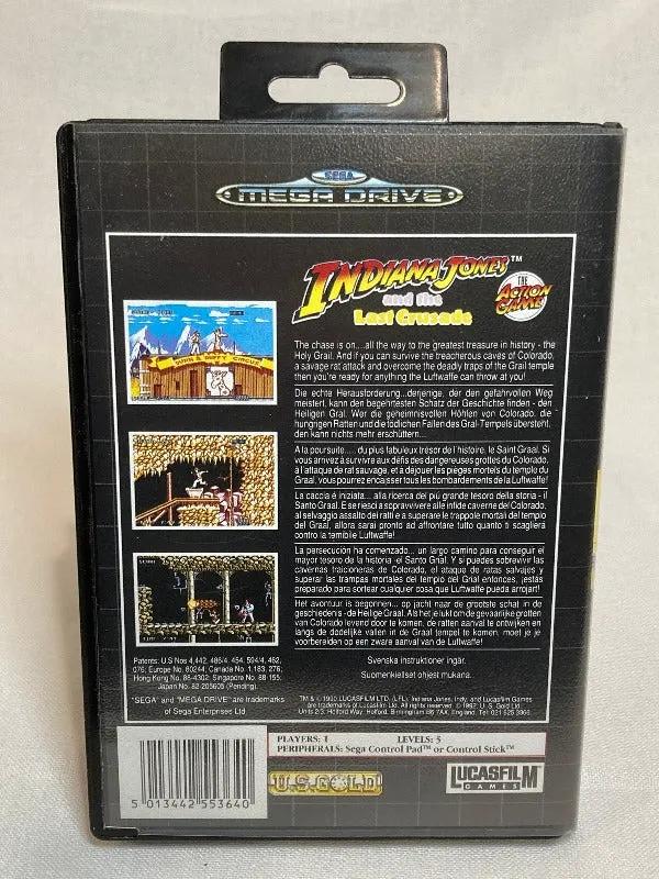 Game | Sega Mega Drive | Indiana Jones And The Last Crusade Physical Video Games Game Sega
