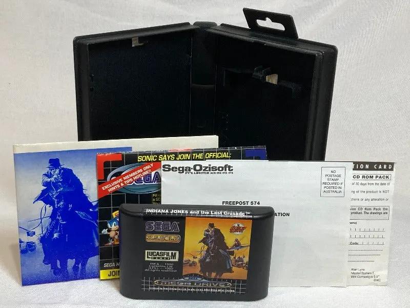Game | Sega Mega Drive | Indiana Jones And The Last Crusade Physical Video Games Game Sega