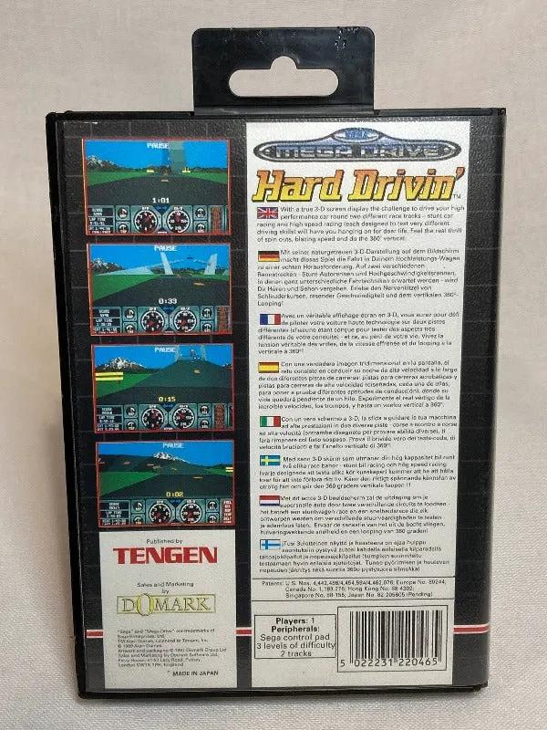 Game | Sega Mega Drive | Hard Drivin' Physical Video Games Game Sega