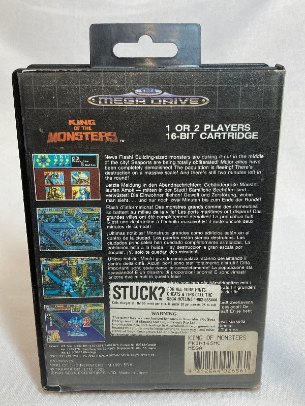 Game | Sega Mega Drive | King Of The Monsters