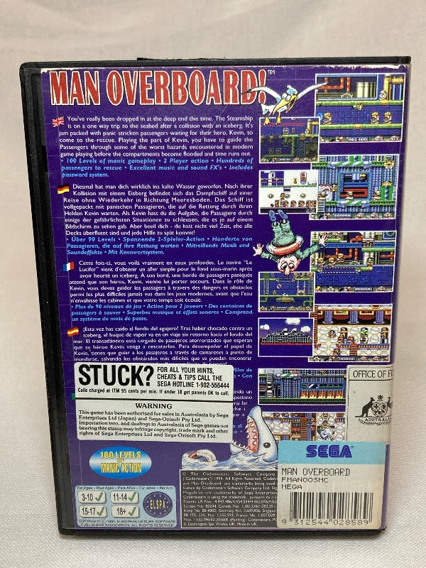 Game | Sega Mega Drive | Man Overboard