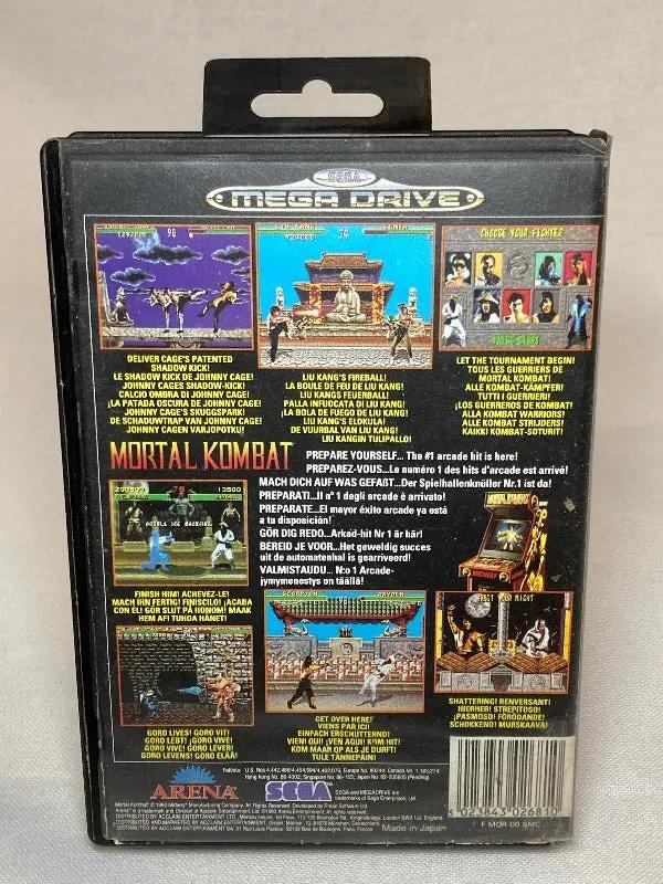 Game | Sega Mega Drive | Mortal Kombat Physical Video Games Game Sega