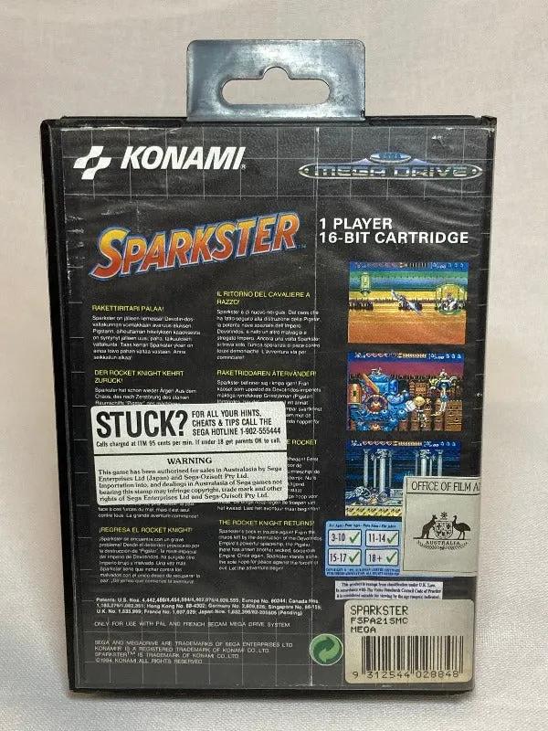 Game | Sega Mega Drive | Sparkster Physical Video Games Game Sega