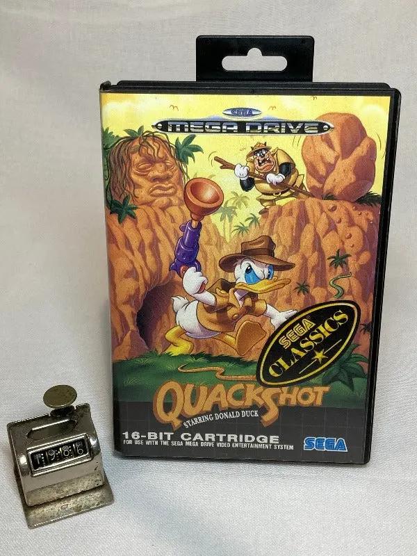 Game | Sega Mega Drive | QuackShot Starring Donald Duck Physical Video Games Game Sega