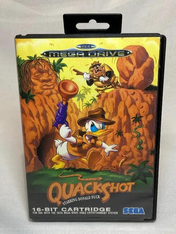 Game | Sega Mega Drive | QuackShot Starring Donald Duck Physical Video Games Game Sega