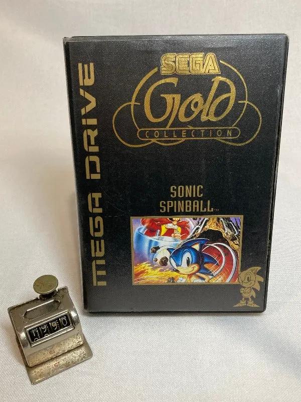 Game | Sega Mega Drive | Sonic Spinball (Gold) Physical Video Games Game Sega