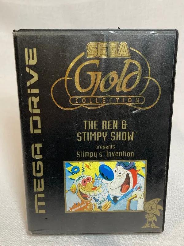 Game | Sega Mega Drive | Ren And Stimpy Show Stimpy's Invention (Gold) Physical Video Games Game Sega