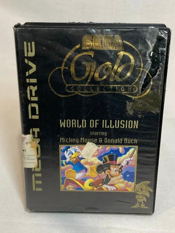 Game | Sega Mega Drive | World Of Illusion (Gold) Physical Video Games Game Sega