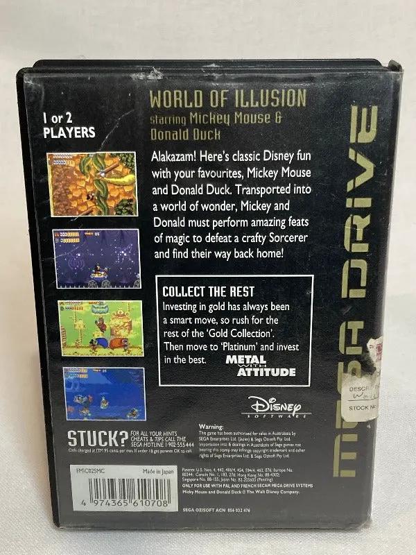 Game | Sega Mega Drive | World Of Illusion (Gold) Physical Video Games Game Sega