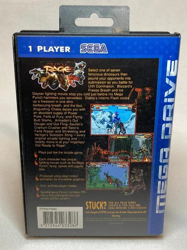 Game | Sega Mega Drive | Primal Rage Physical Video Games Game Sega