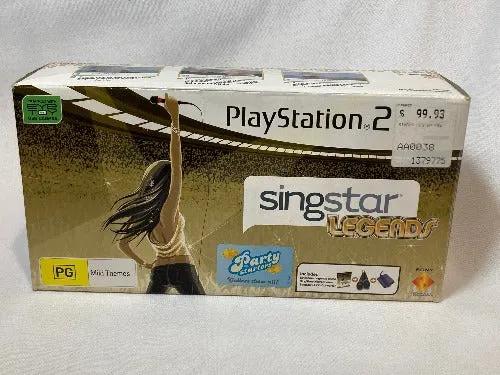 Game | Sony PlayStation PS2 | Singstar Legends Part Starters Boxed Set Physical Video Games Game Sony