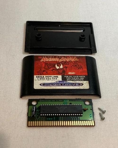 Game | Sega Mega Drive | Spiderman And Venom: Maximum Carnage Physical Video Games Game Sega