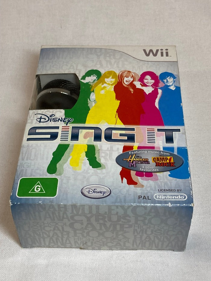 Accessory | Nintendo Wii | Disney Sing It Microphone Set with Game PAL