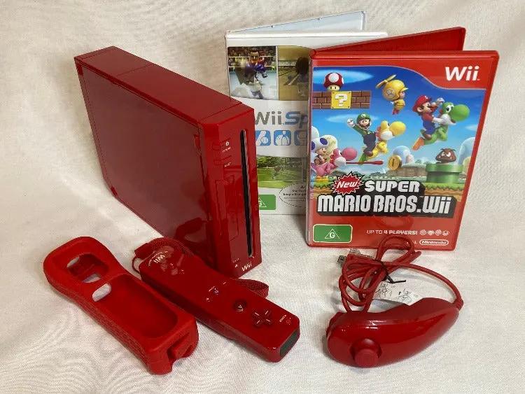 Console | Nintendo Wii | Boxed Red 25th Anniversary Console Game Bundle PAL Video Game Consoles Console Nintendo