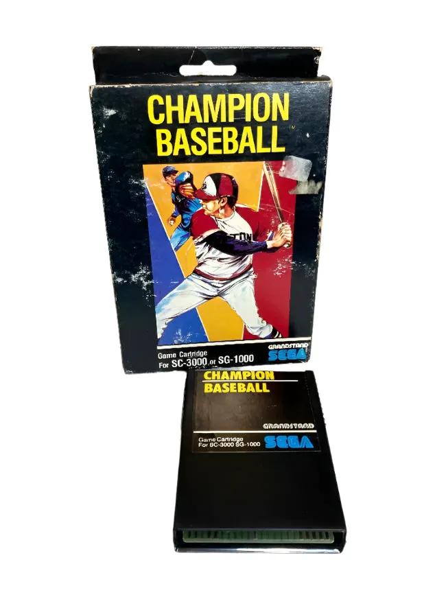 Game | Sega SG-1000 | Champion Baseball (Grandstand) Physical Video Games Game Sega
