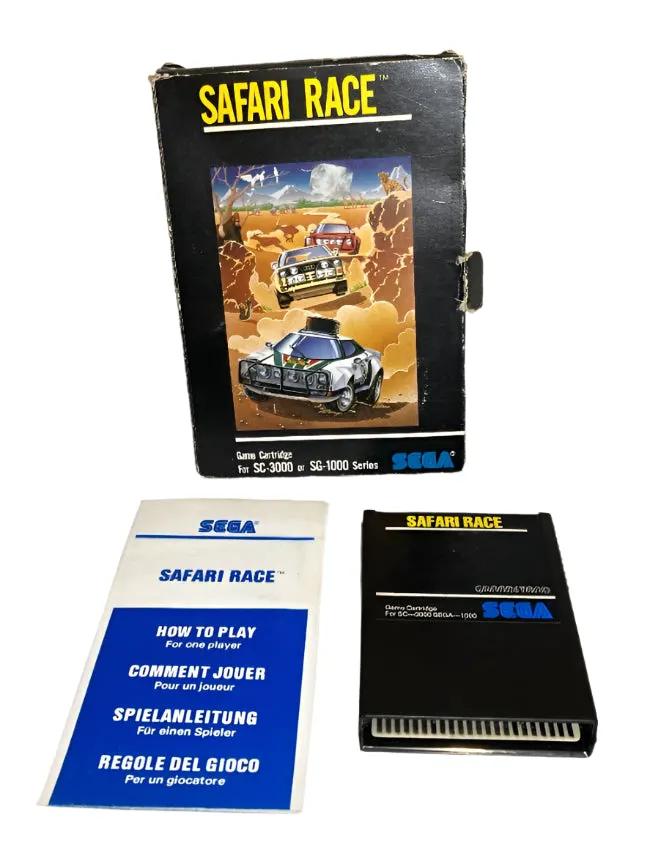 Game | Sega SG-1000 | Safari Race (Grandstand) Physical Video Games Game Sega