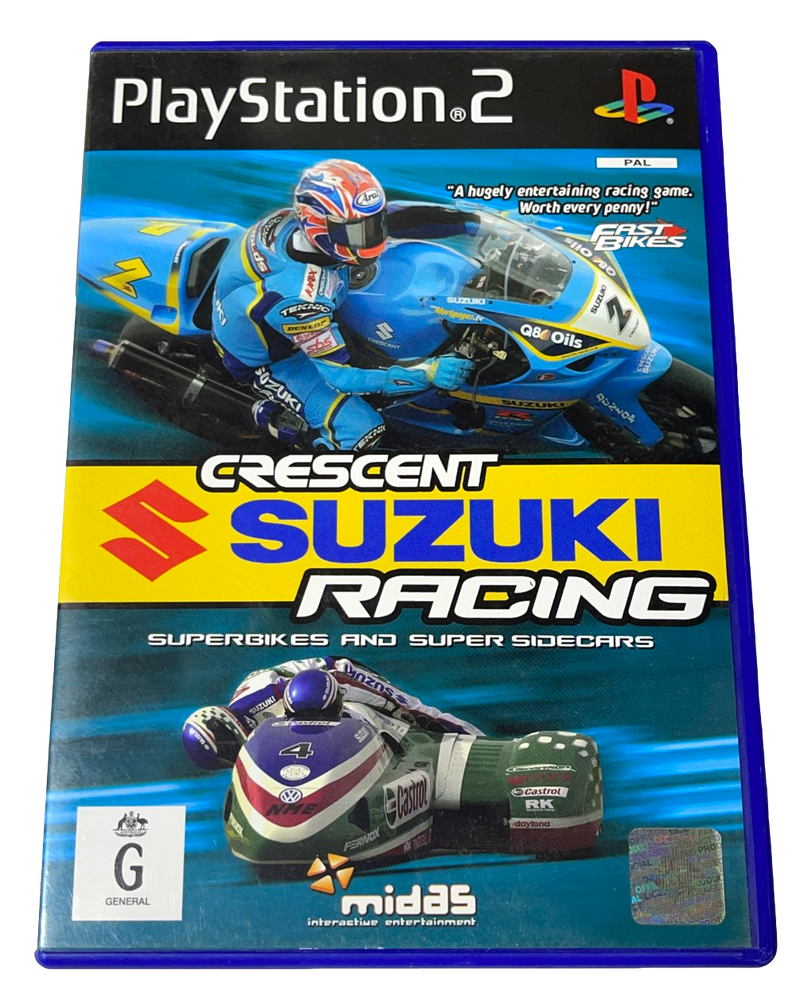 Game | Sony PlayStation PS2 | Crescent Suzuki Racing: Superbikes And Super Sidecars
