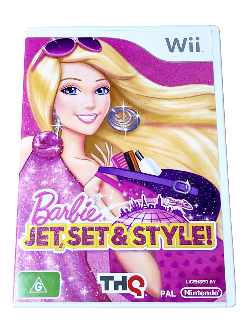 Game | Nintendo Wii | Barbie: Jet, Set & Style Physical Video Games Game Nintendo