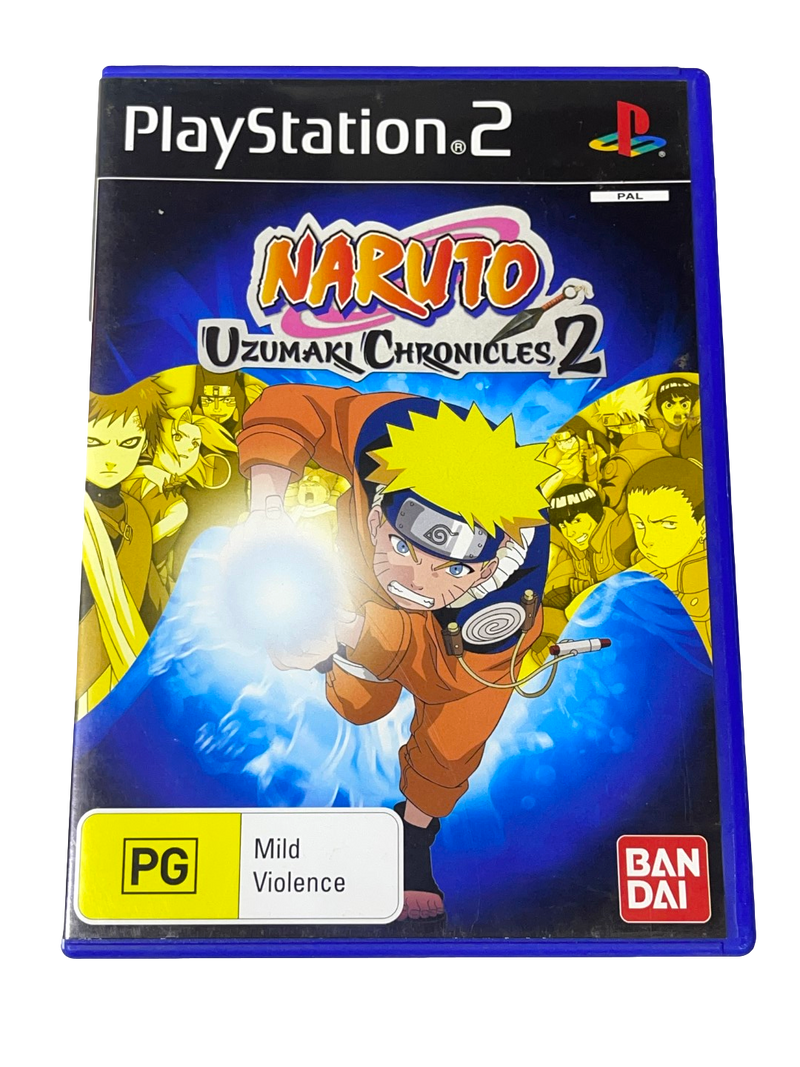 Game | Sony PlayStation PS2 | Naruto Uzumaki Chronicles Physical Video Games Game Sony