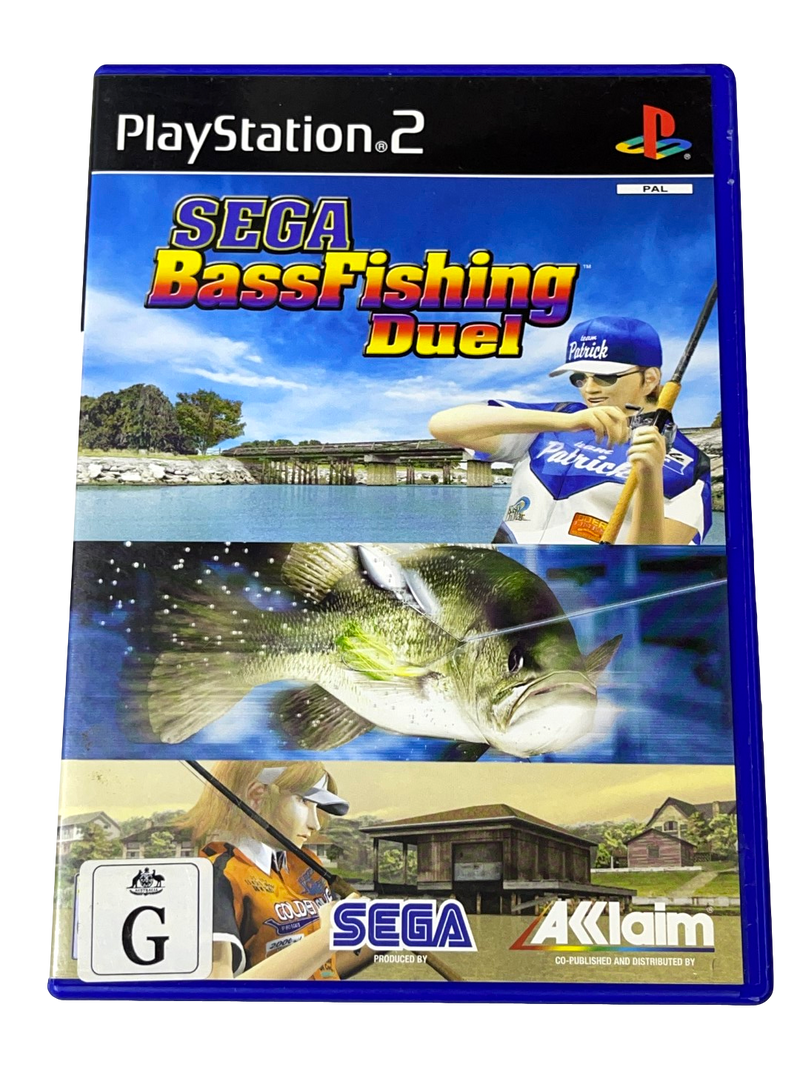 Game | Sony PlayStation PS2 | Sega Bass Fishing Duel Physical Video Games Game Sony