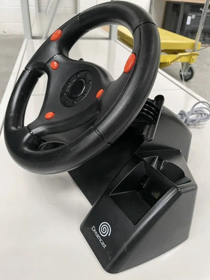 Accessory | Sega Dreamcast | Race Controller Steering Wheel Home Game Console Accessories Accessory Sega