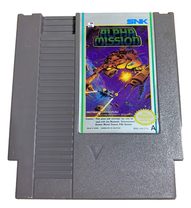 Game | Nintendo NES | Alpha Mission Physical Video Games Game Nintendo
