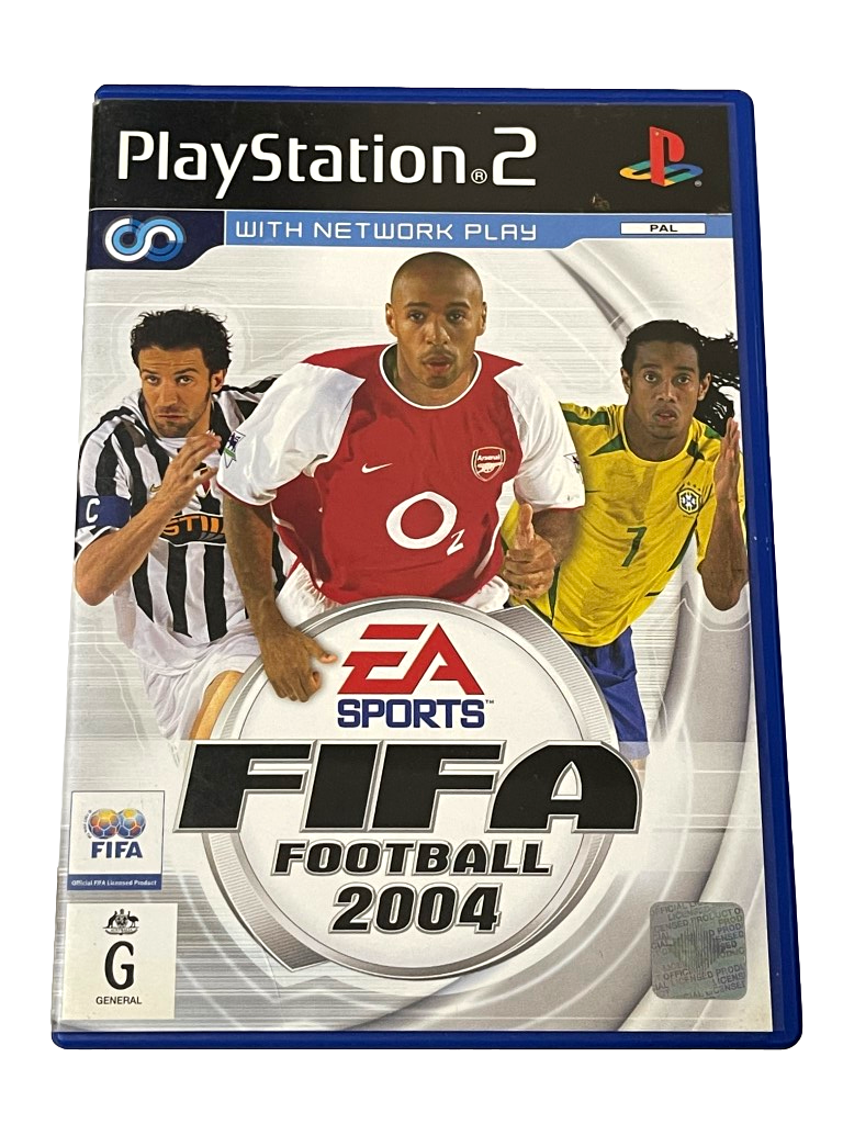 Game | Sony PlayStation PS2 | FIFA Football 2004 Physical Video Games Game Sony