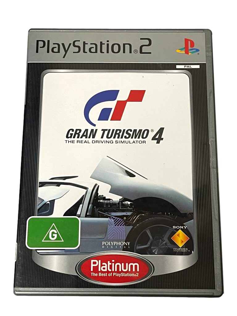 Game | Sony PlayStation PS2 | Gran Turismo 4 (Platinum) Physical Video Games Game Sony