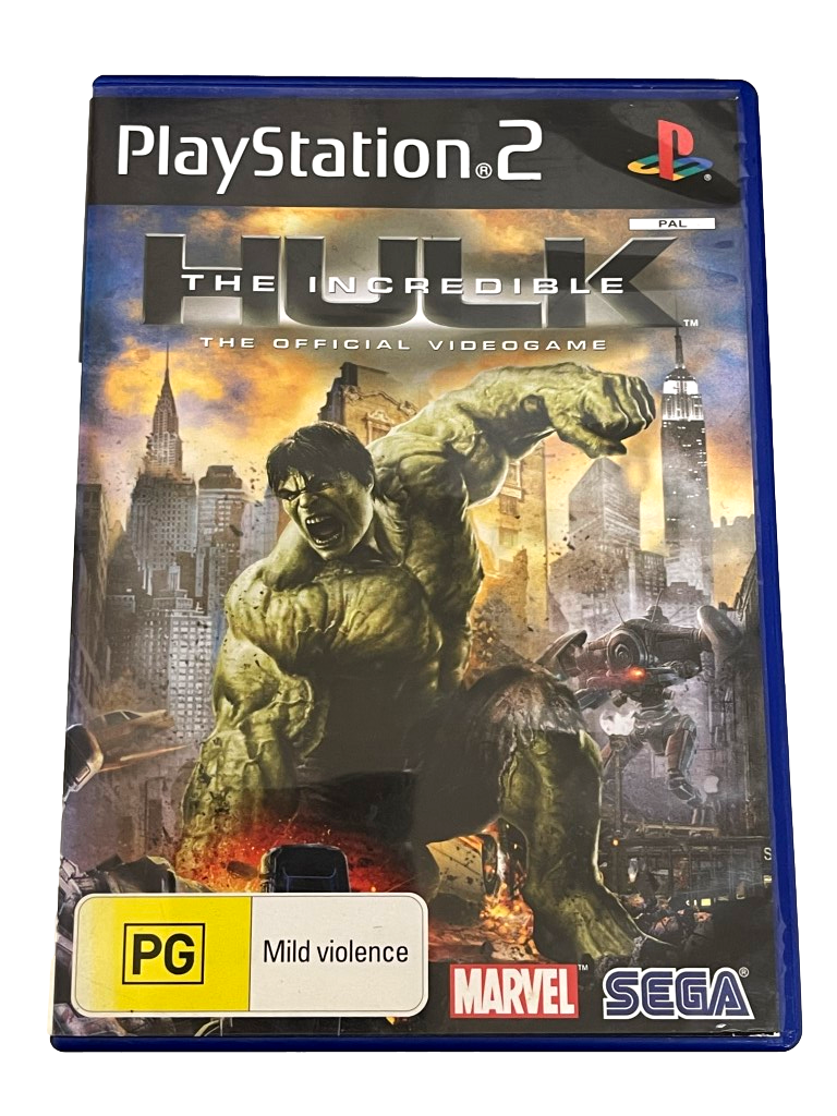Game | Sony PlayStation PS2 | The Incredible Hulk Physical Video Games Game Sony