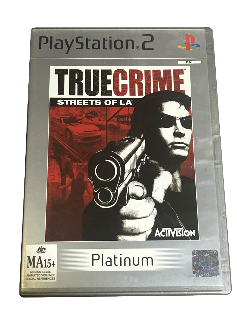 Game | Sony PlayStation PS2 | True Crime Streets Of LA (Platinum) Physical Video Games Game Sony