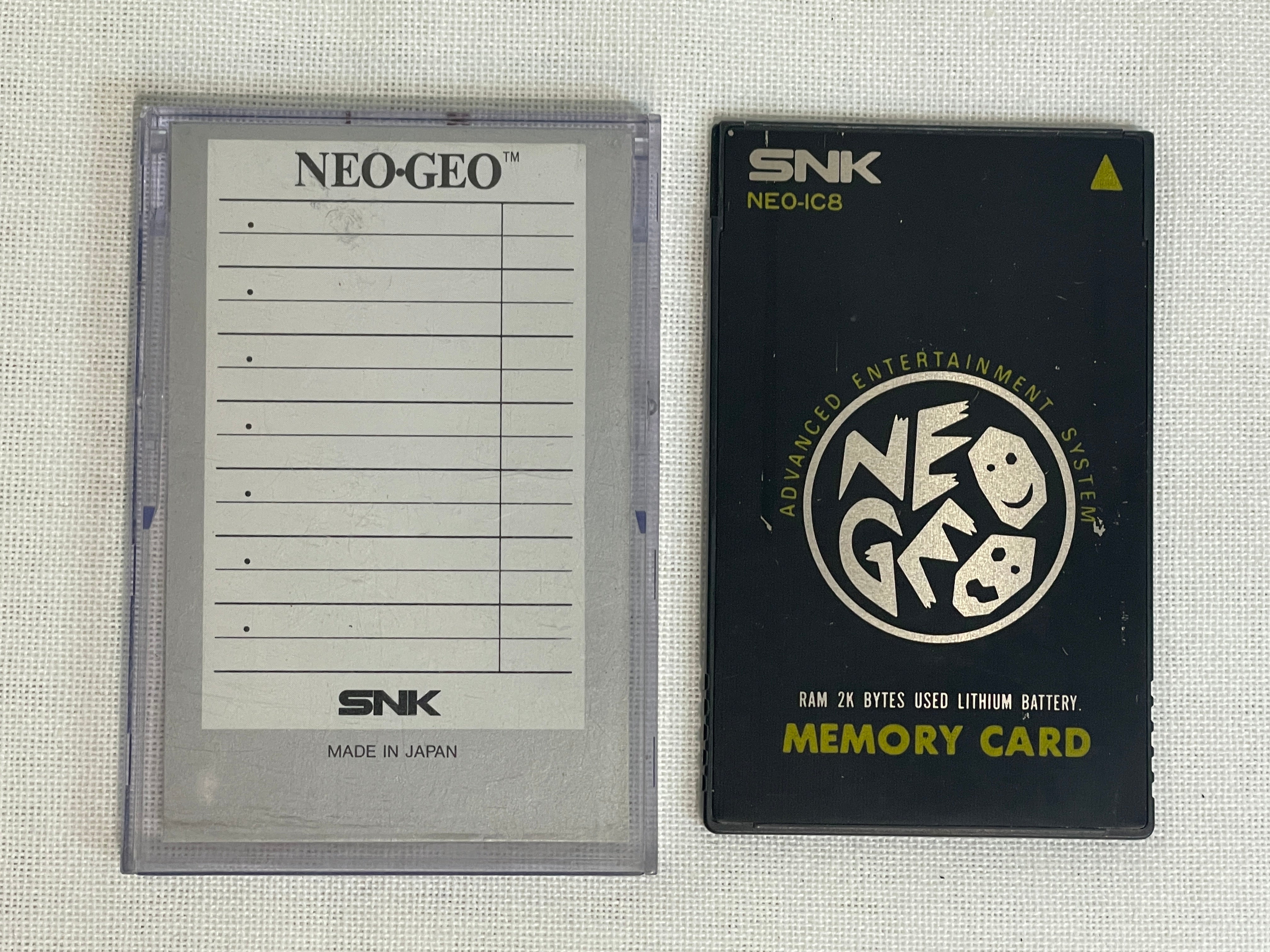 Accessory | SNK Neo Geo AES MVS | Memory Card NEO-IC8