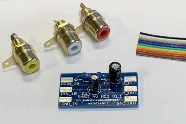 Parts | Service Repair | Sega Master System AV RGB 50/60Hz Switchless Mod Kit Home Game Console Accessories Accessory Sega