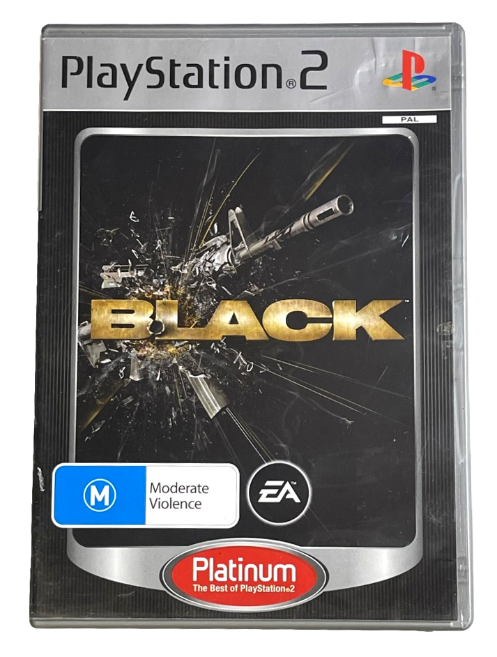 Game | Sony PlayStation PS2 | Black (Platinum) Physical Video Games Game Sony