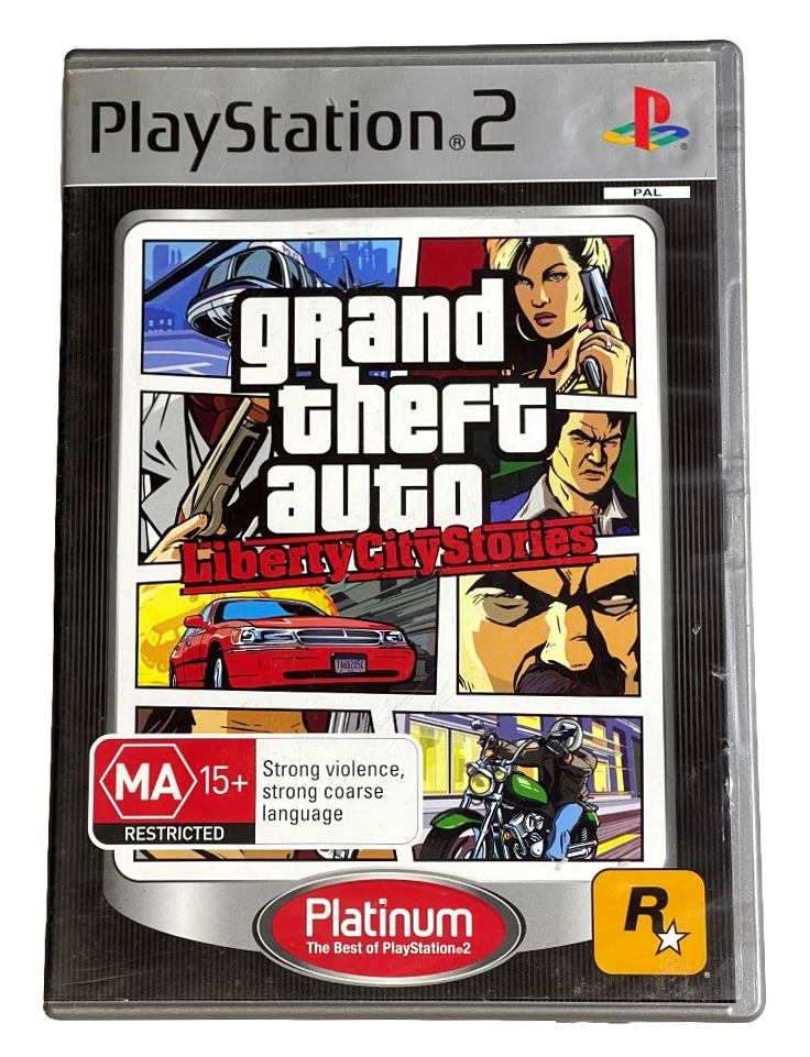 Game | Sony PlayStation PS2 | Grand Theft Auto Liberty City Stories (Platinum) Physical Video Games Game Sony