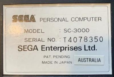 Console | Sega SC3000 I Home Computer Set Video Game Consoles Console Sega