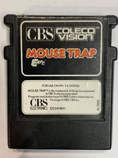 Game | CBS ColecoVision | Mouse Trap Physical Video Games Game CBS