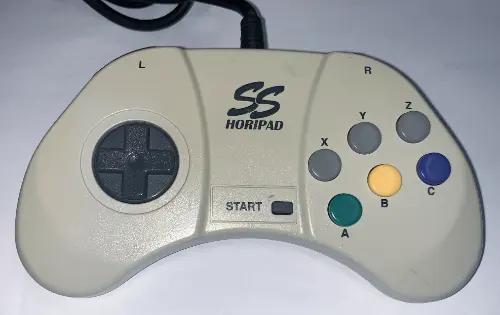 Controller | Sega Saturn | Control Pad Grey White HSS-0101 Game Controllers Controllers & Attachments Sega