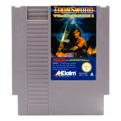 Game | Nintendo NES | Iron Sword Wizards and Warriors II Physical Video Games Game Nintendo