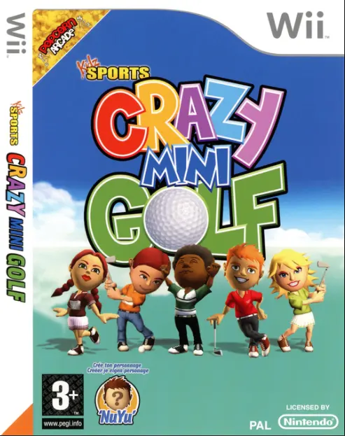Game | Nintendo Wii | Kidz Sports Crazy Mini Golf Physical Video Games Game Nintendo