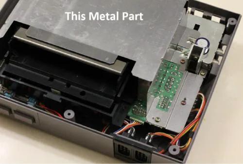 Parts | Nintendo NES | Replacement Upper Metal RF Shield Home Game Console Accessories Accessory Nintendo