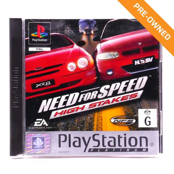 Game | Sony PlayStation PS1 | Need For Speed High Stakes Plaitum Physical Video Games Game Sony