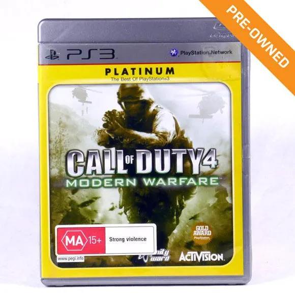 Game | Sony PlayStation PS3 | Call Of Duty 4: Modern Warfare (Platinum) Physical Video Games Game Sony