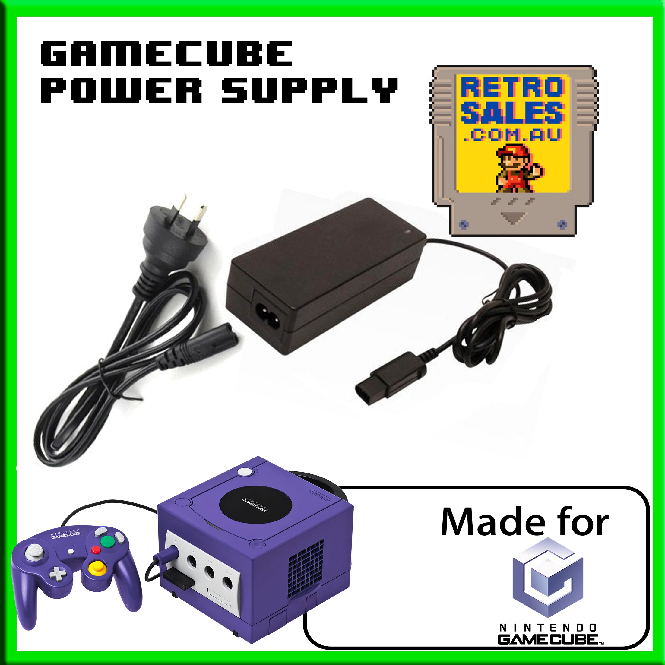 Accessory Nintendo GameCube GameCube NGC Power Supply