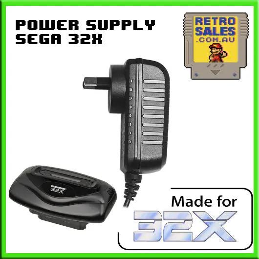 Accessory | Power Supply | Sega 32X | Power Supply Adaptor Pack Mega Home Game Console Power Supplies Accessory RetroSales.com.au