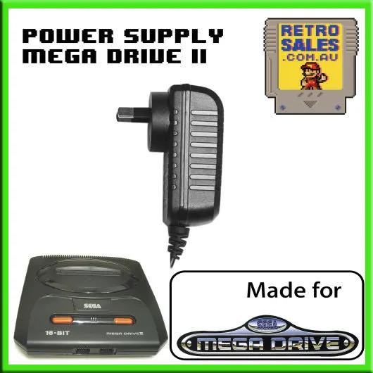 Accessory | Power Supply | Sega Mega Drive 2 | Power Adapter Home Game Console Power Supplies Accessory RetroSales.com.au