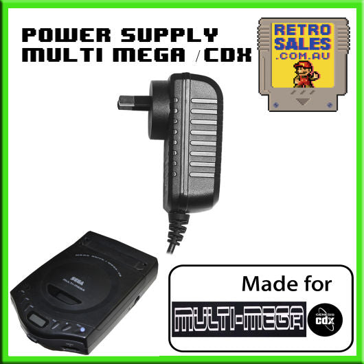 Accessory | Power Supply | Sega Multi Mega | Genesis CDX | Power Supply Adapter Pack