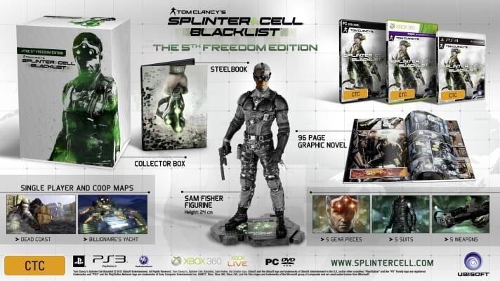 Game | Xbox 360 | Splinter Cell: Blacklist (5th Freedom Edition)